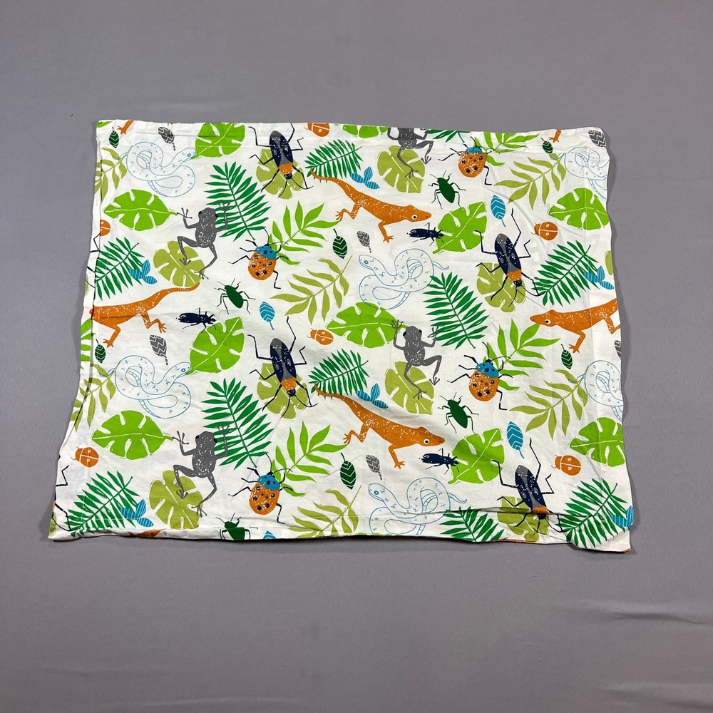 Company Kids Pillowcase 27" X 21" Multicolor All Over Print Cotton Home Decor
